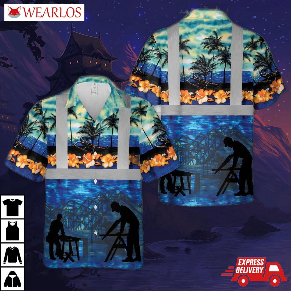 Carpenter Tropical Hawaiian Shirt