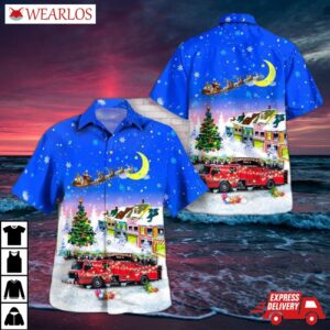 Carpentersville, Illinois, Carpentersville Fire Department Christmas Hawaiian Shirt