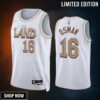Cedi Osman 16 -23 Cleveland Cavaliers White City Edition Jersey Swingman