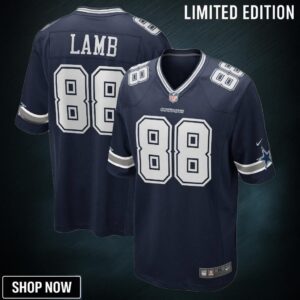 Ceedee Lamb Dallas Cowboys Game Jersey Navy Nfl