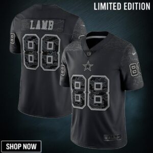 Ceedee Lamb Dallas Cowboys Rflctv Limited Jersey - Black