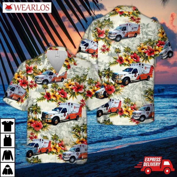 Century Ambulance Service, Jacksonville, Florida Hawaiian Shirt