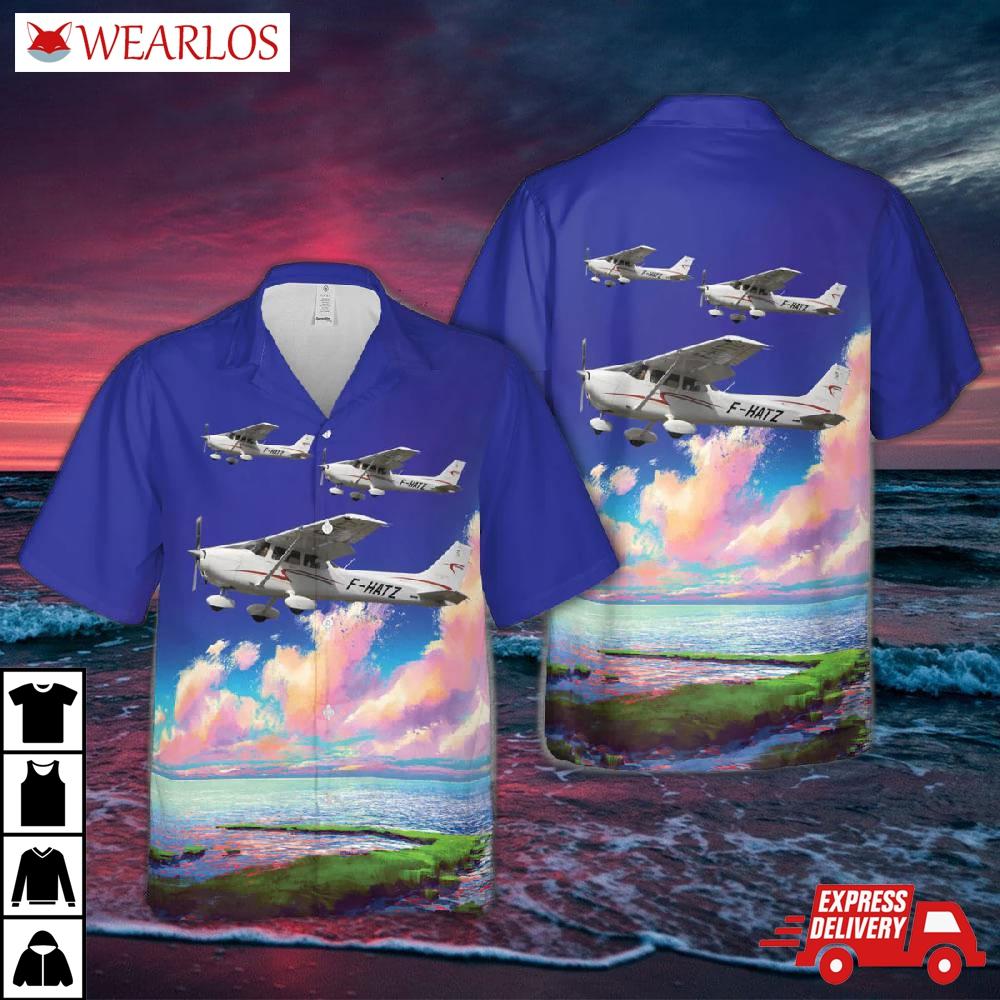 Cessna 172s Skyhawk Sp Hawaiian Shirt