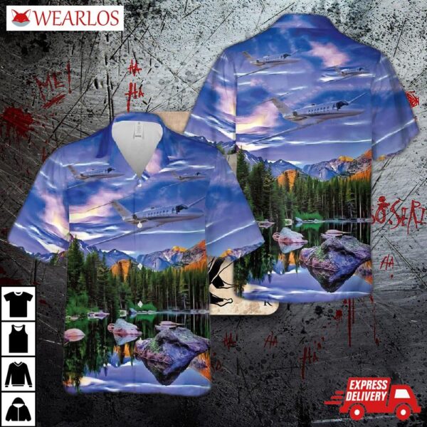 Cessna Citation Cj3 Hawaiian Shirt