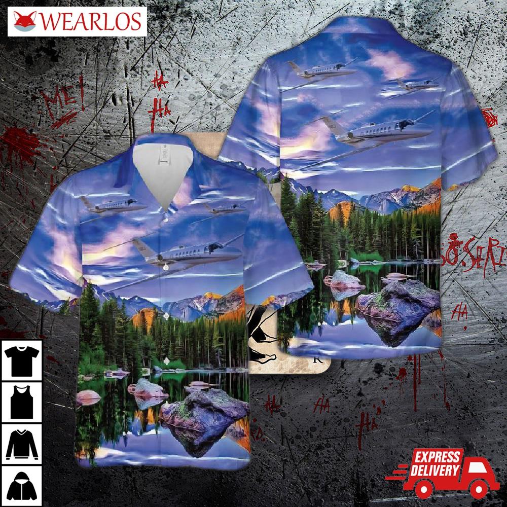 Cessna Citation Cj3 Hawaiian Shirt