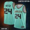 Charlotte Hornets Jordan Brand City Edition Swingman Jersey - Teal Brandon Miller Unisex