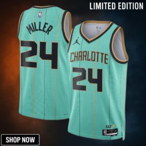 Charlotte Hornets Jordan Brand City Edition Swingman Jersey - Teal Brandon Miller Unisex