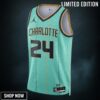 Charlotte Hornets Jordan Brand City Edition Swingman Jersey - Teal Brandon Miller Unisex