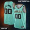 Charlotte Hornets Jordan City Edition Swingman Jersey - Custom Unisex
