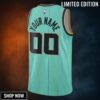 Charlotte Hornets Jordan City Edition Swingman Jersey - Custom Unisex