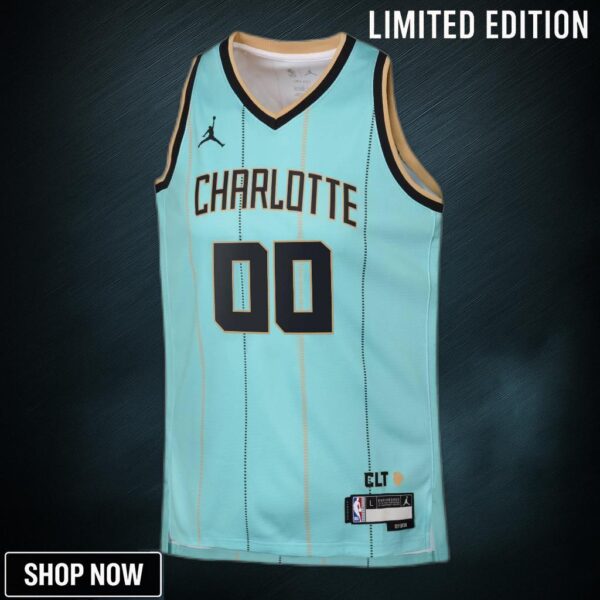 Charlotte Hornets Jordan City Edition Swingman Jersey - Custom Youth