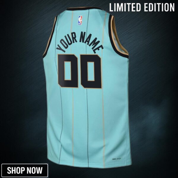 Charlotte Hornets Jordan City Edition Swingman Jersey - Custom Youth
