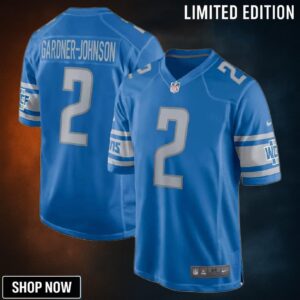 Chauncey Gardner-johnson 2 Detroit Lions Men Game Jersey - Blue