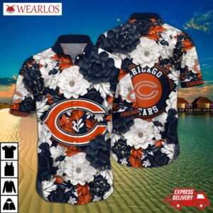Chicago Bears Blooming Pride Hawaiian Shirt