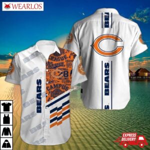 Chicago Bears Campus Classic Hawaiian Shirt