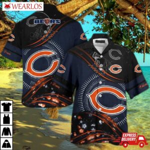 Chicago Bears Cosmic Wave Hawaiian Shirt