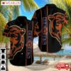 Chicago Bears Fierce Stripes Hawaiian Shirt