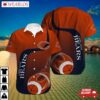 Chicago Bears Fire Ball In Orange Hawaiian Shirt