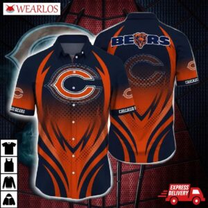 Chicago Bears Firestorm Hawaiian Shirt