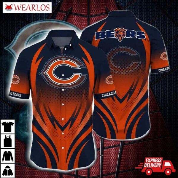 Chicago Bears Firestorm Hawaiian Shirt