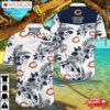 Chicago Bears Monochrome Bloom Hawaiian Shirt