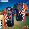 Chicago Bears Swing In Orange Dark Blue Stars Hawaiian Shirt
