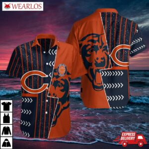 Chicago Bears Tribal Power Hawaiian Shirt