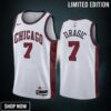 Chicago Bulls Goran Dragic 7 -23 City Edition White Jersey Swingman