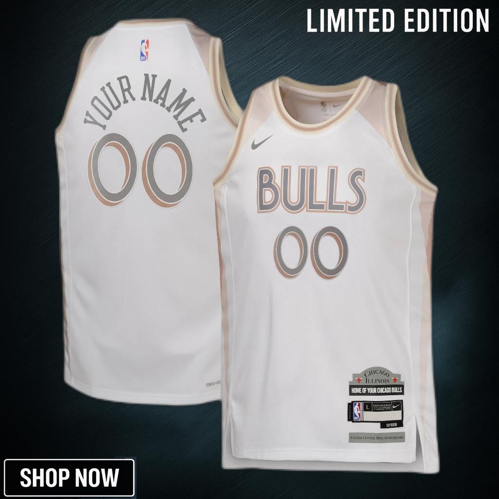 Chicago Bulls Nike City Edition Swingman Jersey - Custom Youth