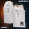 Chicago Bulls Nike City Edition Swingman Jersey - White Lonzo Ball Youth