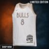 Chicago Bulls Nike City Edition Swingman Jersey - White Zach Lavine Youth