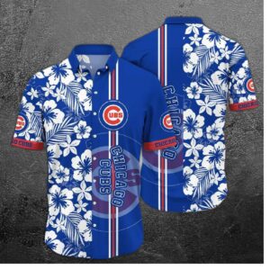 Chicago Cubs Hibiscus Classic Hawaiian Shirt