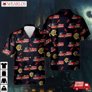 Chicago Fire Department Cfd Engine Hawaiian Shirt