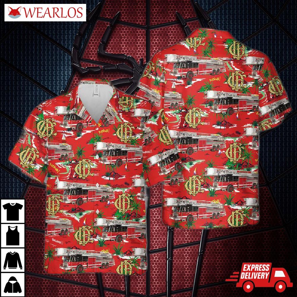 Chicago Fire Department Hawaiian Shirt