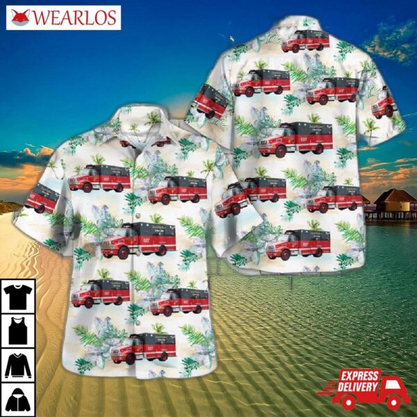 Chicago, Illinois, Chicago Fire Department Scuba Team Hawaiian Shirt