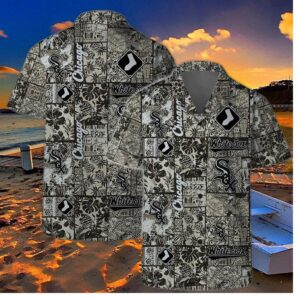 Chicago White Sox Logo Vintage Floral Pattern Hawaiian Shirt
