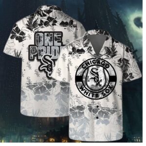 Chicago White Sox Team Logo One Pride Pattern Hawaiian Shirt