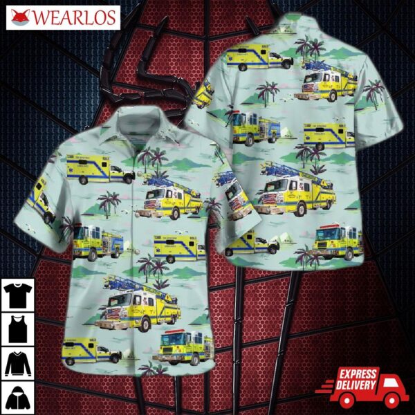 Chillicothe Missouri Fire Department Hawaiian Shirt