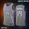 Chima Moneke 19 -23 Sacramento Kings Grey City Edition Jersey Swingman