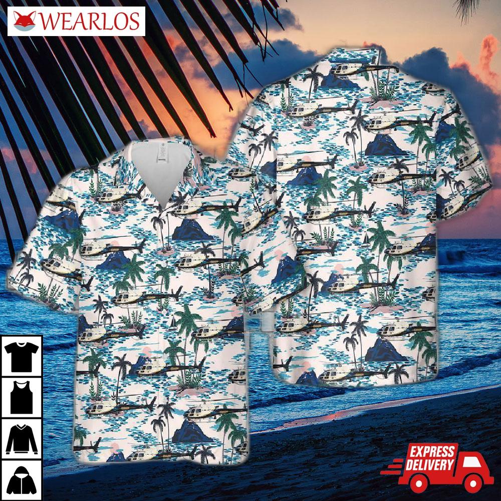 Chp As 350 B3 California Police Hawaiian Shirt