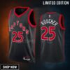 Chris Boucher 25 Toronto Raptors Black Men Jersey -23 Statement Edition Swingman