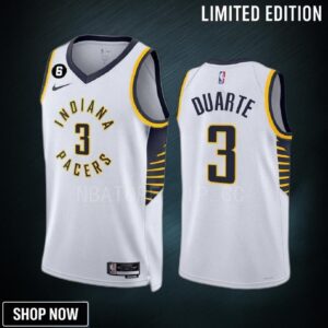 Chris Duarte 3 Indiana Pacers White Association Edition -23 Men Jersey Swingman