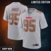 Chris Jones Kansas City Chiefs Atmosphere Fashion Game Jersey - Gray Nfl