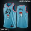 Chris Paul 3 -23 Phoenix Suns Blue City Edition Men Jersey