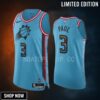 Chris Paul 3 Phoenix Suns -23 City Edition Jersey Blue