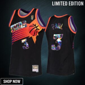 Chris Paul 3 Phoenix Suns 75th Anniversary Diamond Jersey Black