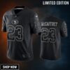 Christian Mccaffrey 23 San Francisco 49ers Black Reflective Limited Jersey - Men