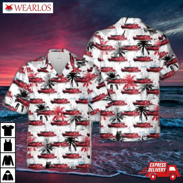 Christopher Wheatley Fireboat Chicago Fire Department Hawaiian Shirt