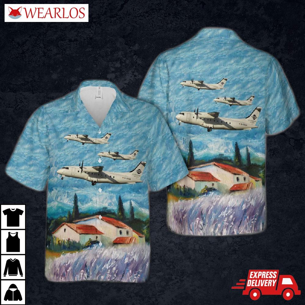 Cirrus Airlines Dornier C-146a Wolfhound (328-110) Hawaiian Shirt