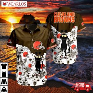 Cleveland Browns Cat Craze Hawaiian Shirt